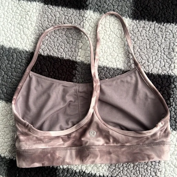 Lululemon flow Y bra purple tye dyesize 6 - Picture 2 of 3